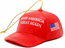 Load image into Gallery viewer, KURT ADLER "MAKE AMERICA GREAT AGAIN" RED MAGA HAT CAP CHRISTMAS ORNAMENT C7571
