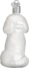 Load image into Gallery viewer, OLD WORLD CHRISTMAS BICHON FRISE GLASS DOG CHRISTMAS ORNAMENT 12298
