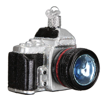 Load image into Gallery viewer, OLD WORLD CHRISTMAS CAMERA BLOWN GLASS CHRISTMAS ORNAMENT 32227
