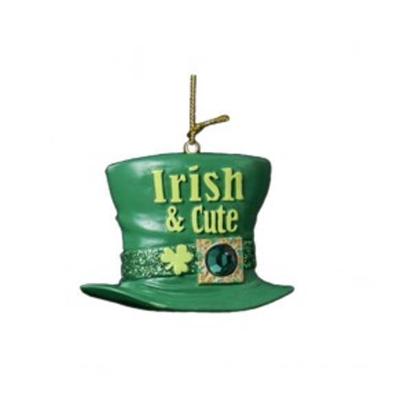KURT S. ADLER RESIN IRISH HAT 