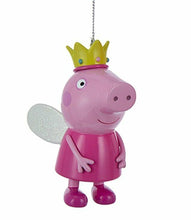 Load image into Gallery viewer, KURT ADLER PEPPA PIG BALLERINA PRINCESS BLOW MOLD CHRISTMAS ORNAMENTS SET OF 2
