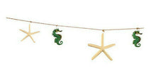 Load image into Gallery viewer, GALLERIE II 60" SEAHORSE &amp; STARFISH GARLAND COASTAL NAUTICAL XMAS TREE GARLAND
