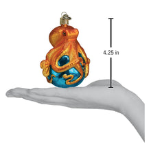 Load image into Gallery viewer, OLD WORLD CHRISTMAS OCTOPUS GLASS NAUTICAL COASTAL CHRISTMAS ORNAMENT 12129
