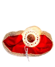 Load image into Gallery viewer, KURT ADLER 16" UL 10-LIGHT RED &amp; IVORY ANGEL CHRISTMAS TREE TOPPER UL2218
