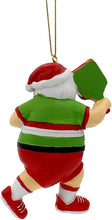 Load image into Gallery viewer, KURT ADLER 4.375" RESIN PICKLEBALL SANTA CHRISTMAS ORNAMENT J8868
