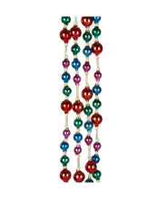 Load image into Gallery viewer, KURT ADLER 6&#39; MULTICOLOR GLASS BEAD GARLAND C2245
