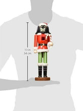 Load image into Gallery viewer, SANTA'S WORKSHOP 14" WOODEN CHRISTMAS DOG NUTCRACKER CHRISTMAS DECORATION 70771
