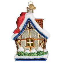 Load image into Gallery viewer, OLD WORLD CHRISTMAS CARDINAL BIRDHOUSE BLOWN GLASS CHRISTMAS ORNAMENT 16149
