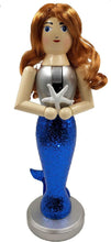 Load image into Gallery viewer, SANTA'S WORKSHOP 14" WOODEN MERMAID NUTCRACKER CHRISTMAS TABLETOP DECOR 70188
