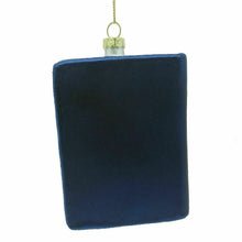 Load image into Gallery viewer, KURT ADLER 4" USA PASSPORT TRAVEL GLASS CHRISTMAS ORNAMENT J8540
