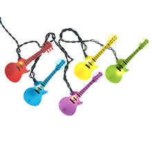 Load image into Gallery viewer, KURT ADLER ELECTRIC GUITAR NOVELTY 10-LIGHT SET CHRISTMAS TREE LIGHTS UL4283
