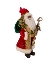 Load image into Gallery viewer, KURT ADLER 18" KRINGLE KLAUS AFRICAN AMERICAN SANTA HOLIDAY TABLE TOP DECORATION
