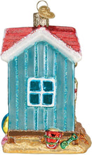 Load image into Gallery viewer, OLD WORLD CHRISTMAS BEACH HOUSE GLASS CHRISTMAS ORNAMENT 20112

