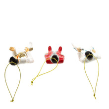 Load image into Gallery viewer, KURT ADLER 3 PIECE 5" ELVIS PRESLEY MULTICOLOR CHRISTMAS ORNAMENT SET EP2233
