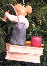 Load image into Gallery viewer, KURT ADLER "HOLE IN THE WALL GANG" FAVORITE TEACHER MOUSE CHRISTMAS ORNAMENT
