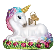 Load image into Gallery viewer, OLD WORLD CHRISTMAS BABY UNICORN CHRISTMAS ORNAMENT 12534
