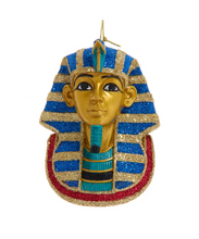 Load image into Gallery viewer, KURT ADLER 4.25" KING TUT TUTANKHAMUN EGYPTIAN PHARAOH CHRISTMAS ORNAMENT E0882

