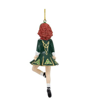 Load image into Gallery viewer, KURT ADLER 6" RESIN HAND PAINTED IRISH STEP DANCING GIRL XMAS ORNAMENT W4100
