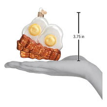 Load image into Gallery viewer, OLD WORLD CHRISTMAS BACON AND EGGS GLASS MORNING MEAL CHRISTMAS ORNAMENT 32210
