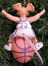 Load image into Gallery viewer, KURT ADLER "HOLE IN THE WALL GANG" DUNKIN BASKETBALL MOUSE CHRISTMAS ORNAMENT
