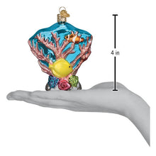 Load image into Gallery viewer, OLD WORLD CHRISTMAS CORAL REEF COASTAL NAUTICAL GLASS CHRISTMAS ORNAMENT 12597
