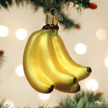Load image into Gallery viewer, OLD WORLD CHRISTMAS BUNCH OF BANANAS GLASS CHRISTMAS ORNAMENT 28133
