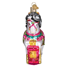 Load image into Gallery viewer, OLD WORLD CHRISTMAS CAROUSEL HORSE GLASS CHRISTMAS ORNAMENT 44112
