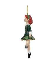 Load image into Gallery viewer, KURT ADLER 6" RESIN HAND PAINTED IRISH STEP DANCING GIRL XMAS ORNAMENT W4100
