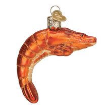 Load image into Gallery viewer, OLD WORLD CHRISTMAS SHRIMP NAUTICAL COASTAL BLOWN GLASS CHRISTMAS ORNAMENT 12532
