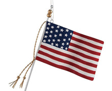 Load image into Gallery viewer, GALLERIE II 8.5" METAL OLD GLORY AMERICAN US FLAG PATRIOTIC CHRISTMAS ORNAMENT
