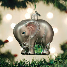 Load image into Gallery viewer, OLD WORLD CHRISTMAS BABY ELEPHANT GLASS CHRISTMAS ORNAMENT 12576
