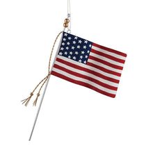Load image into Gallery viewer, GALLERIE II 8.5" METAL OLD GLORY AMERICAN US FLAG PATRIOTIC CHRISTMAS ORNAMENT
