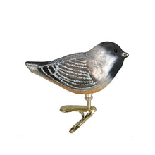 Load image into Gallery viewer, OLD WORLD CHRISTMAS CHEERY CHICKADEE GLASS CLIP-ON BIRD CHRISTMAS ORNAMENT 18068
